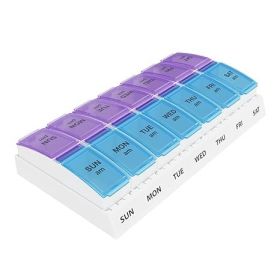 Ezy Dose Weekly  AM/PM Pill Organizer, Vitamin and Medicine Box