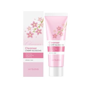 Jaysuing Cherry Blossom Hydrating Cleanser Cleanser For Facial Skin Is A Smooth, Hydrating, Oil-Control Cleanser (Option: 50g-70.8g-5.32*1.58*1.58inch)