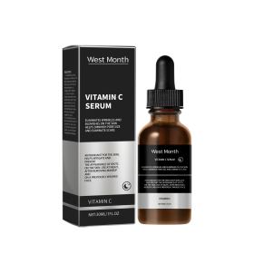 West&Month Vitamin C Facial Essence, Moisturizing And Moisturizing Skin Smooth, Delicate And Even Skin Tone (Option: 30ml-45.37g-4.13*1.18*1.18inch)