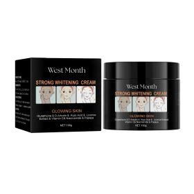 West&Month Brightening Cream Skin Moisturizing, Whitening And BrighTening Skin Tone Repairing Brightening Cream Body Lotion (Option: 100g-136g-2.91*2.91*1.81inch)