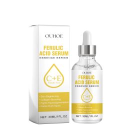 OUHOE Ferulic Acid Serum, Lighten Fine Lines And Spots Revitalize Skin Delicate Pores Repair Dry Skin Moisturize (Option: 30ml-48g-1.18*1.18*4.13inch)