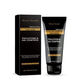 West&Month Facial Cleanser, Gentle Pore Cleanser, Exfoliating Moisturizer, Non-Tight, Hydrating And Tender Skin Cleanser (Option: 100ml-124g-6.49*1.57*1.57inch)