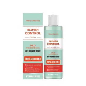 West&Month Facial Toner With Mild Ingredients To Lighten Acne, Nourish And Repair Facial Skin (Option: 100ml-126.29g-5.12*1.54inch)